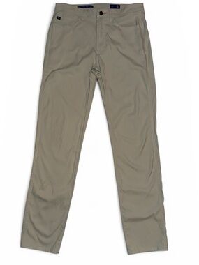 Stitch’s Britches Pants Men’s 30x32 Beige Stretch Chino 5-Pocket Casual Golf